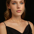 925 Sterling Silver Moissanite and Freshwater Pearl Necklace 40+5cm for Women-6