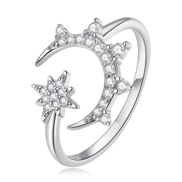 925 Sterling Silver Pavé Setting CZ Ring