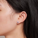 925 Sterling Silver Plated Platinum Opal Earrings for Women-7