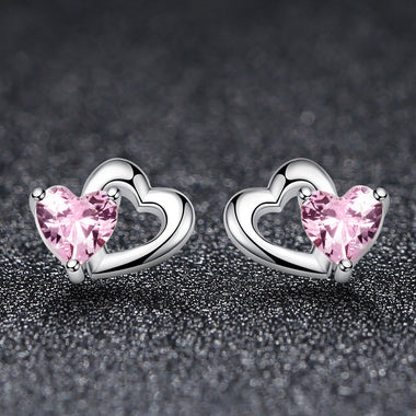 925 Sterling Silver Earrings with Pavé Setting CZ for Women - 0