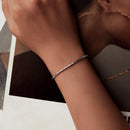 925 Sterling Silver + White Gold Plated Bracelet-5