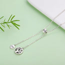 925 Sterling Silver Necklace 42CM Length with 9.5CM Pendant for Women-6