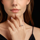 925 Sterling Silver Moissanite Ring Size E for Women-6