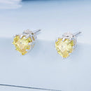 925 Sterling Silver Earrings with Pavé Setting CZ for Women-4