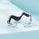 925 Sterling Silver Oxidized Band Ring 2.2-8mm-1