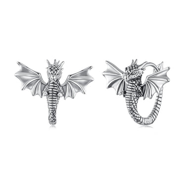 925 Sterling Silver Oxidized Silver Earrings for Women