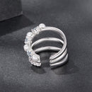 925 Sterling Silver Earrings with Moissanite and Freshwater Pearl for Women, 1.2*1.7cm, White Gold Plated-5