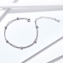 925 Sterling Silver Adjustable 19cm Bracelet for Women-5