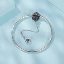 925 Sterling Silver Bracelet with Pavé Setting CZ, Size 17.0 for Women-4