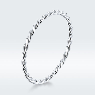 925 Sterling Silver Plated Platinum Ring Size 6.0 for Women