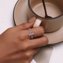925 Sterling Silver Oxidized 2.2mm Ring for Women-7