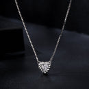 925 Sterling Silver 4mm 0.245ct Moissanite Necklace for Women-4