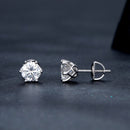 925 Sterling Silver Moissanite Earrings for Women-5