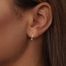 925 Sterling Silver Earrings 1.3*0.3cm for Women-6
