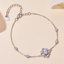 S925 Sterling Silver 0.5 Carat Moissanite Bracelet 16cm+5cm for Women-4