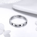 925 Sterling Silver Ring for Women - Size 5.0, Width 0.3cm-2
