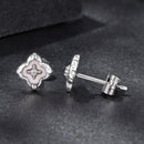 925 Sterling Silver Moissanite 0.8cm Earrings for Women-4