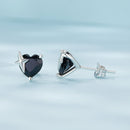 925 Sterling Silver Earrings with Pavé Setting and CZ-5