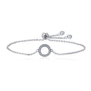 925 Sterling Silver Bracelet 26.5CM with 1.5*1.1CM Pendant for Unisex-1