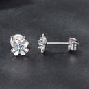 925 Sterling Silver Moissanite Earrings 0.6cm for Women-4