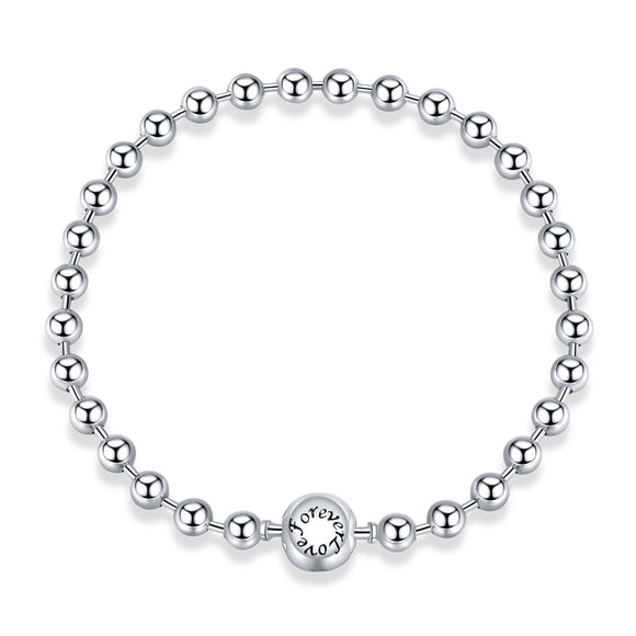925 Sterling Silver Bracelet 17cm Oxidized & Platinum Plated for Women