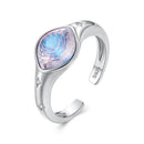 925 Sterling Silver White Gold Plated Pavé CZ Ring for Women-2