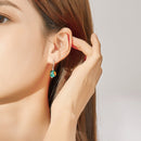 925 Sterling Silver Earrings with Glass Bead for Women-6