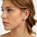 925 Sterling Silver Earrings with White Gold Plating, 0.9x1.2cm for Women-7