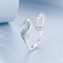 925 Sterling Silver White Gold Plated Pavé Setting CZ 1.3mm Ring for Women-3