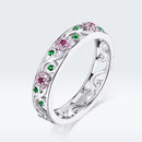 925 Sterling Silver Ring with Pavé Setting CZ - Size 6.0-3