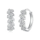 925 Sterling Silver Earrings with Pavé Setting CZ-2