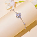 S925 Sterling Silver 0.5 Carat Moissanite Bracelet 16cm+5cm for Women-3