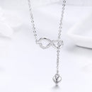 925 Sterling Silver Adjustable Necklace 38-45cm for Women-5