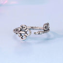 925 Sterling Silver Oxidized 0.14-0.8cm Ring for Women-3
