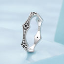 925 Sterling Silver Ring with Pavé Setting CZ, Size 6.0-2