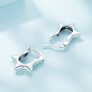 S925 Sterling Silver Earrings for Women - Oxidized Silver, 17x4mm-5