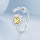 925 Sterling Silver Pavé CZ White Gold Plated Ring for Women-3