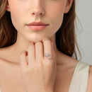 925 Sterling Silver Oxidized Silver 0.7cm Swing Rings for Women-4
