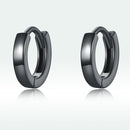 925 Sterling Silver & Plated Black Gold Earrings-5