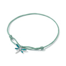 925 Sterling Silver Adjustable Bracelet with CZ and Enamel in Oxidized Finish for Women-5