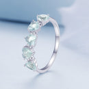 925 Sterling Silver Ring with 4.5mm Pavé Set CZ, Size 7, for Women-3