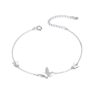 925 Sterling Silver Pavé Setting CZ Bracelet for Women