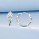 925 Sterling Silver Pavé Setting CZ Earrings for Women-2