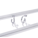 925 Sterling Silver Earrings with Pavé Setting CZ-2