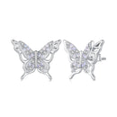 925 Sterling Silver Opal Nanometer Stone Earrings for Women-2