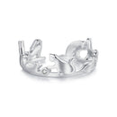 925 Sterling Silver Pavé Setting CZ Ring - Width 1.5-6.5mm for Women-3