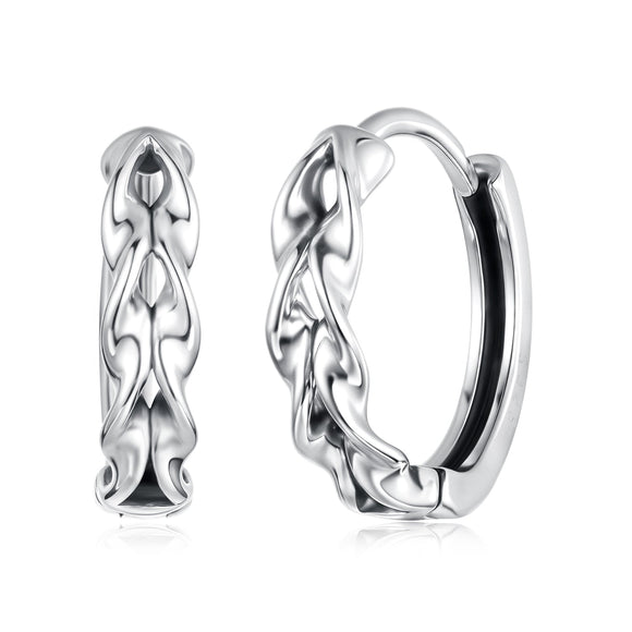 925 Sterling Silver Earrings for Women with Oxidized Finish