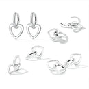 925 Sterling Silver Earrings for Women - Oxidized - 1.9x1.2cm-3