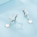 925 Sterling Silver Earrings 25*8mm for Women-5