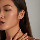 S925 Sterling Silver Enamel Oxidized Earrings for Women-9